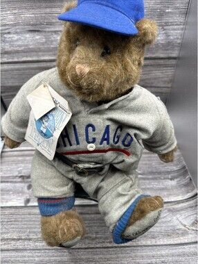 Vintage COOPERSTOWN BEARS 1945 Cubs Teddy Bear LE #643 of 2500 TAGS HTF Read
